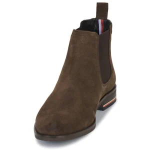 Tommy Hilfiger – Signature Hilfiger Suede Chelsea Marron 12