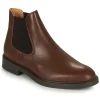 Selected – SLHBLAKE LEATHER CHELSEA BOOT Marron 22