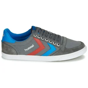 Hummel – SLIMMER STADIL LOW Gris / Bleu / Rouge 10