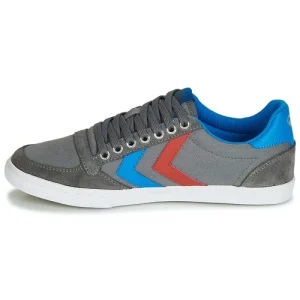 Hummel – SLIMMER STADIL LOW Gris / Bleu / Rouge 14