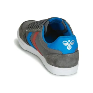 Hummel – SLIMMER STADIL LOW Gris / Bleu / Rouge 16