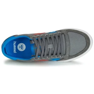 Hummel – SLIMMER STADIL LOW Gris / Bleu / Rouge 18