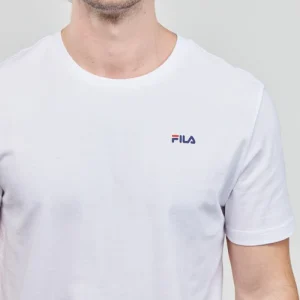 Vêtements Homme Fila – BROD TEE PACK X2 Marine / Blanc 15