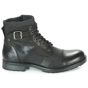 Jack & Jones – ALBANY LEATHER Noir 10